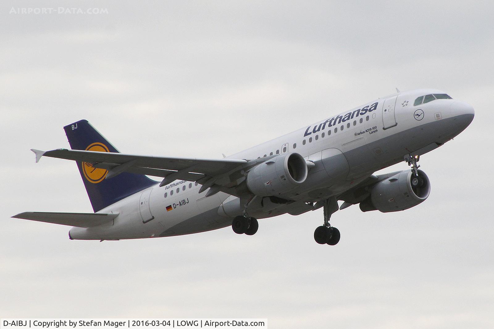 D-AIBJ, 2012 Airbus A319-112 C/N 5293, Lufthansa Airbus A319-100 @GRZ