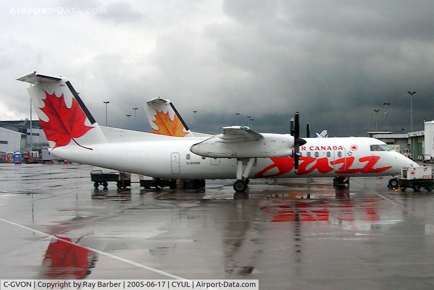 C-GVON, 1989 De Havilland Canada DHC-8-301 Dash 8 C/N 149, De Havilland Canada DHC-8-301 Dash 8 [149] (Air Canada Jazz) Montreal-Dorval~C 17/06/2005