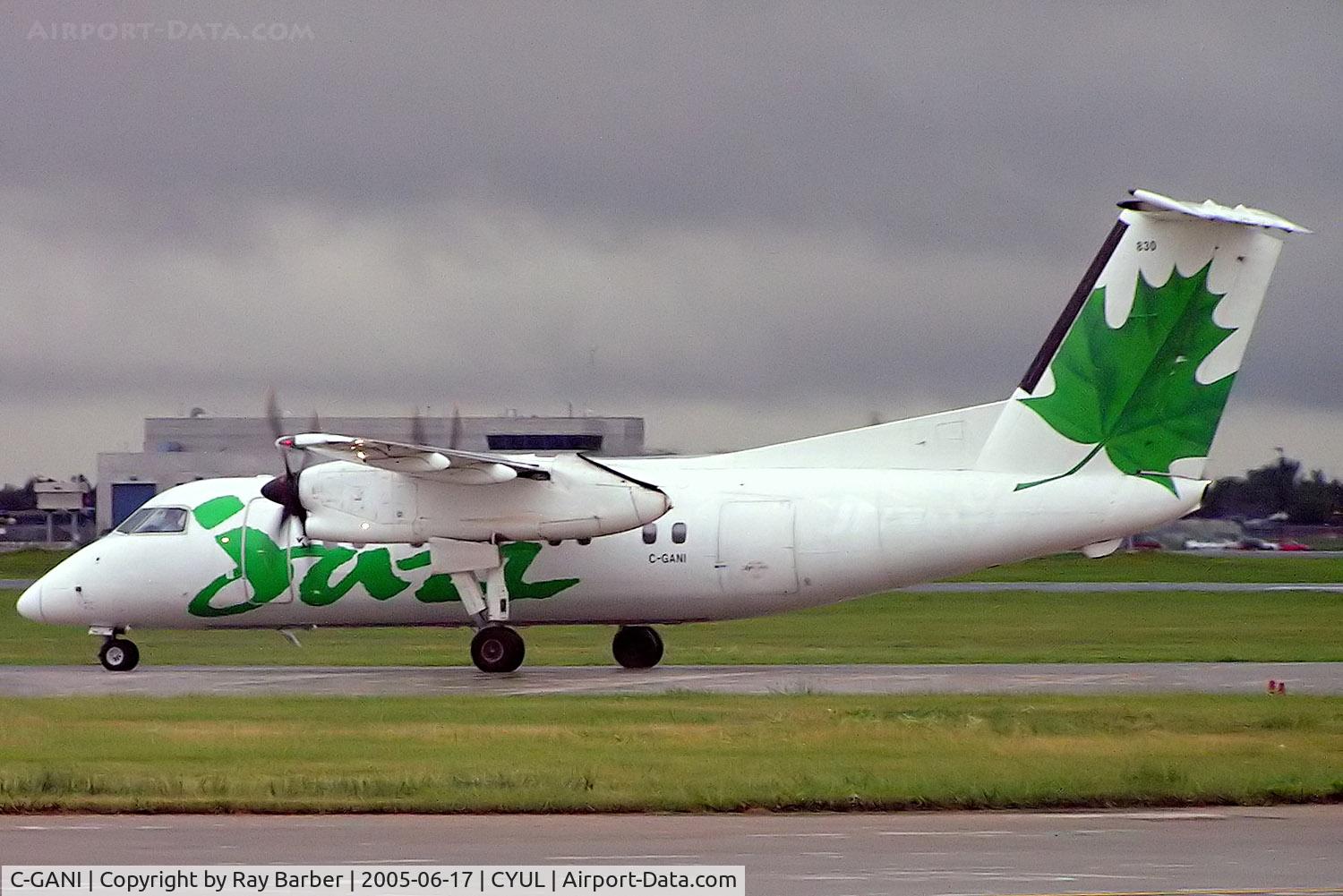 C-GANI, 1986 De Havilland Canada DHC-8-102 Dash 8 C/N 064, De Havilland Canada DHC-8-301 Dash 8 [064] (Air Canada Jazz) Montreal-Dorval~C