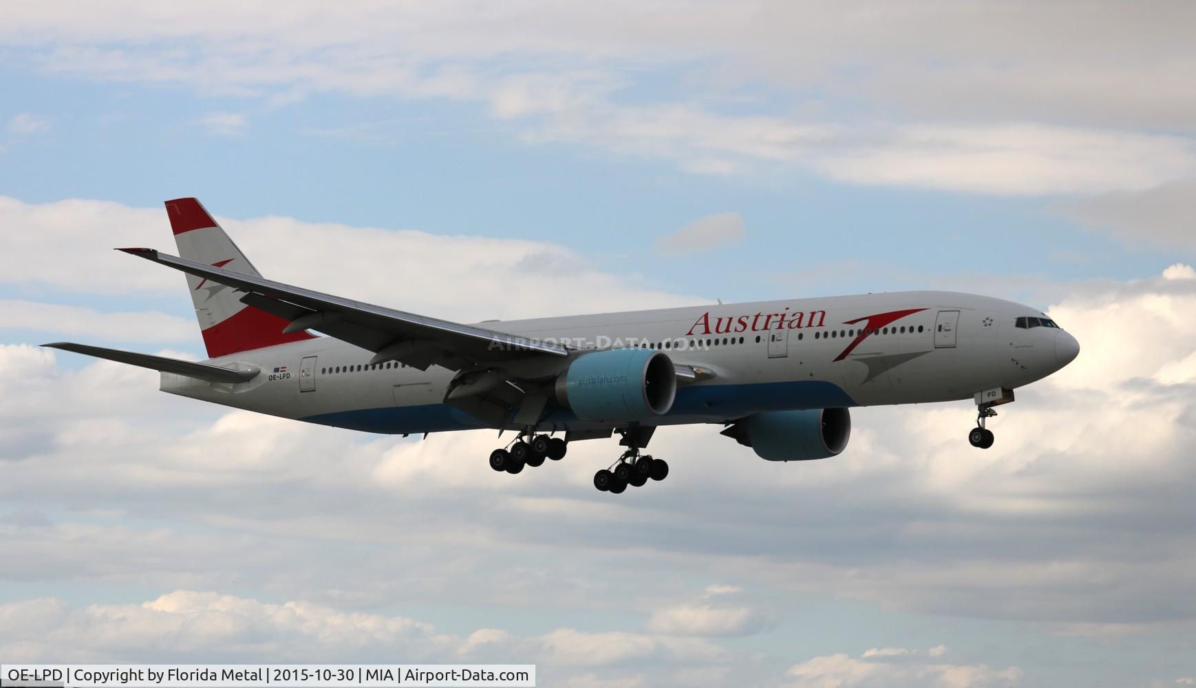 OE-LPD, 2006 Boeing 777-2Z9/ER C/N 35960, Austrian 777-200