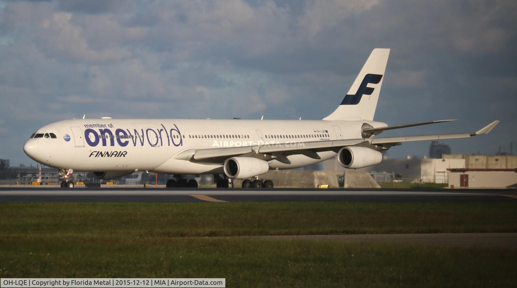 OH-LQE, 2008 Airbus A340-313E C/N 938, Finnair A340