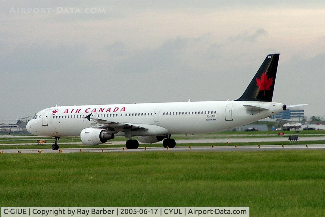 C-GIUE, 2001 Airbus A321-211 C/N 1632, Airbus A321-211 [1632] (Air Canada) Montreal-Dorval~C 17/06/2005