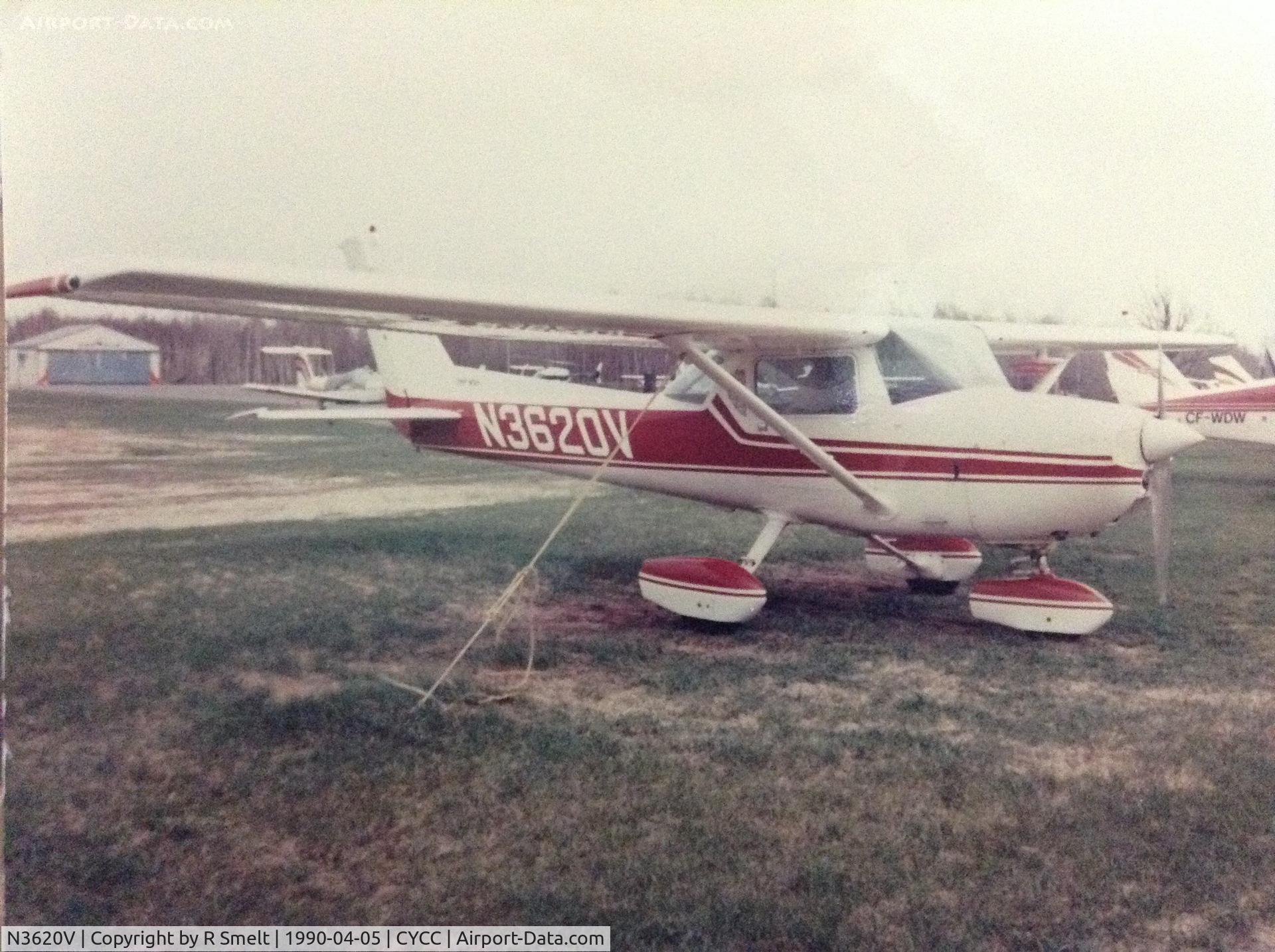 N3620V, 1975 Cessna 150M C/N 15076564, Taken the day I arrived from Shreveport La, into Cornwall Ont.