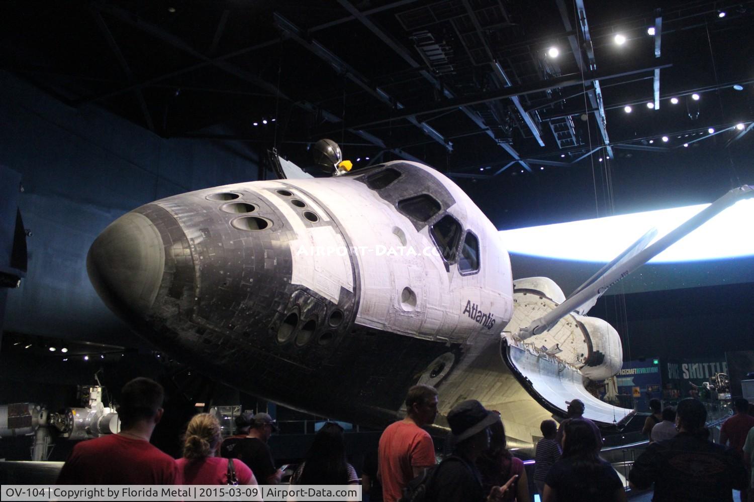 OV-104, 1984 Rockwell Space Shuttle Atlantis C/N 104, Atlantis at Kennedy Space Center