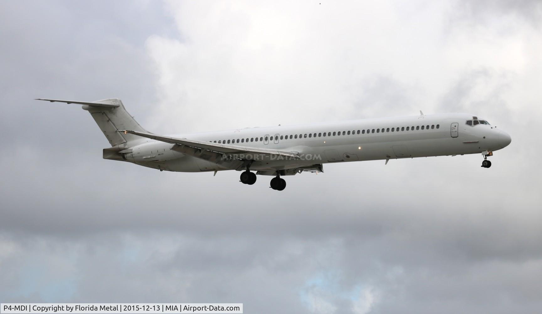 P4-MDI, 1989 McDonnell Douglas MD-83 (DC-9-83) C/N 49847, Insel Air MD-83
