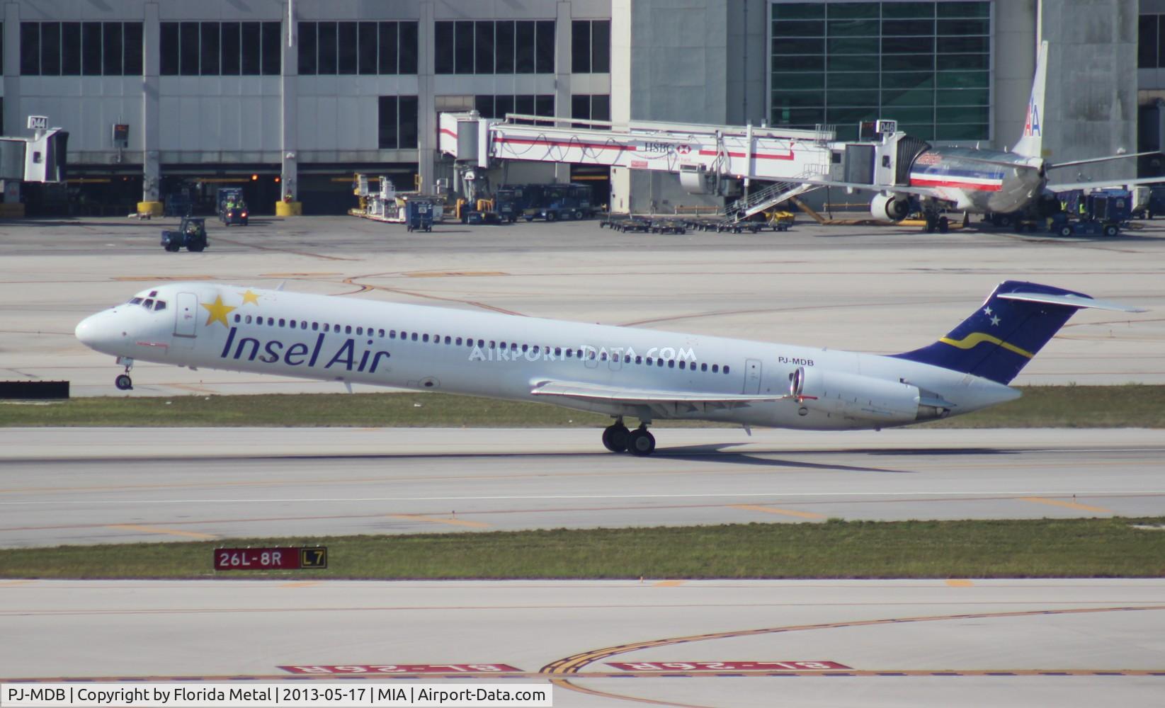 PJ-MDB, 1983 McDonnell Douglas MD-82 (DC-9-82) C/N 48021, Insel Air