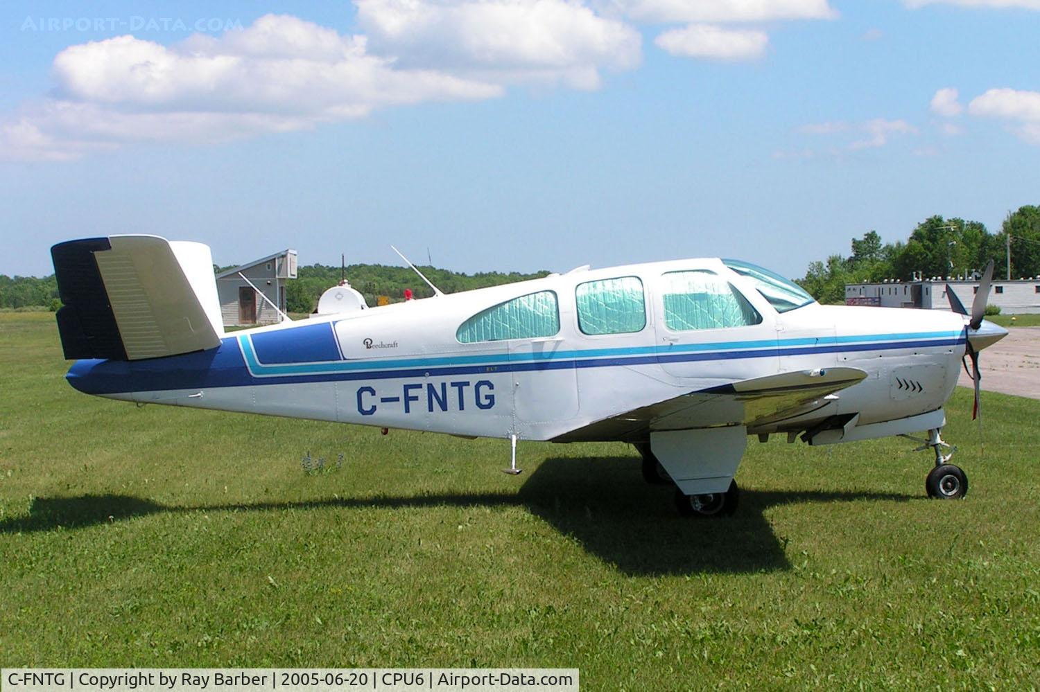 C-FNTG, 1961 Beech N35 Bonanza C/N D-6677, Beech N35 Bonanza [D-6677] Tyendinaga-Mohawk~C 20/06/2005