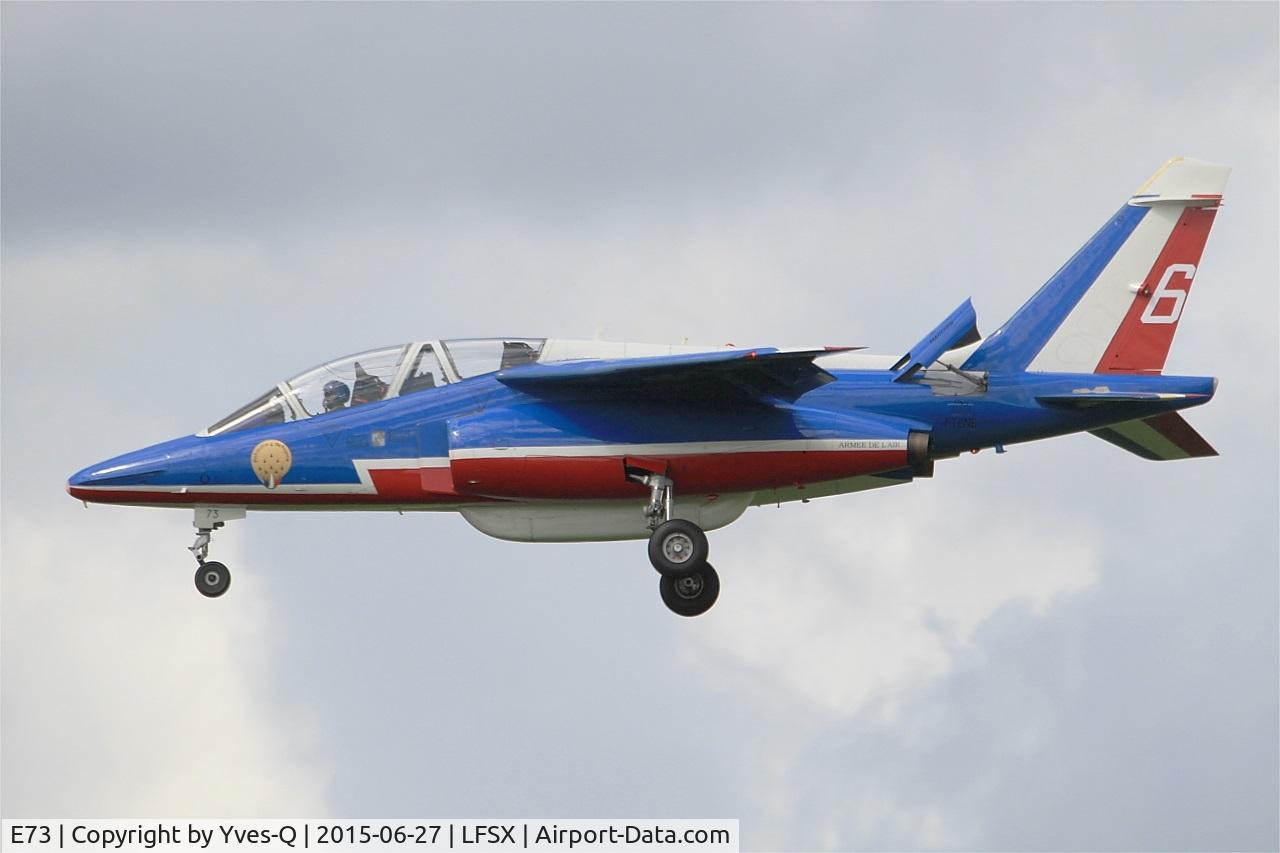 E73, Dassault-Dornier Alpha Jet E C/N E73, Dassault-Dornier Alpha Jet E (F-TENE), Athos 06 of Patrouille de France 2015, Luxeuil-Saint Sauveur Air Base 116 (LFSX) Open day 2015