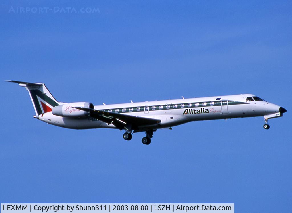 I-EXMM, 2003 Embraer ERJ-145LR (EMB-145LR) C/N 145738, Landing rwy 16