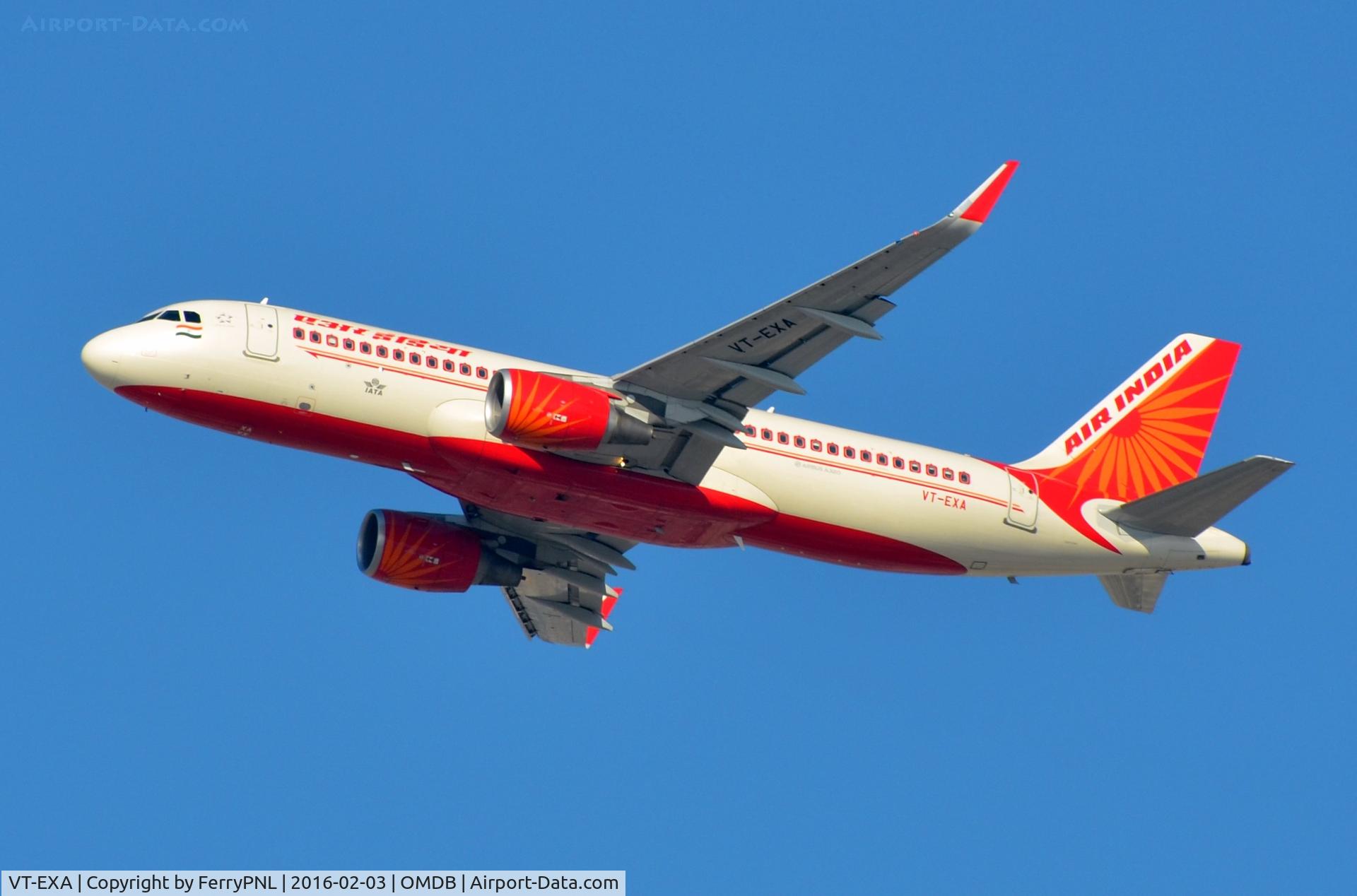 VT-EXA, 2015 Airbus A320-214 C/N 6446, Air India A320 lifting-off.