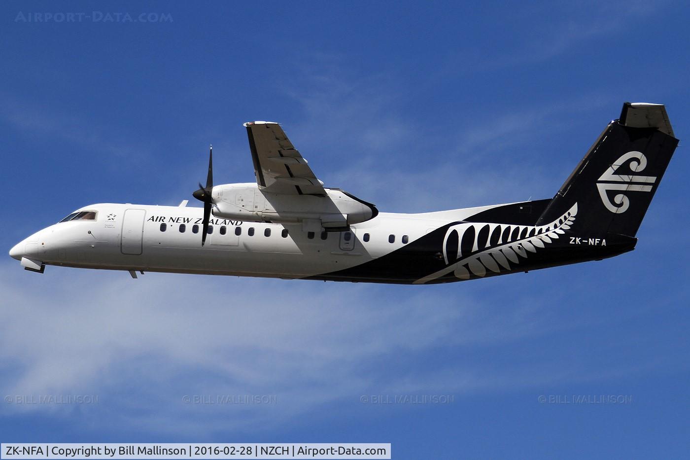 ZK-NFA, 2008 De Havilland Canada DHC-8-311 Dash 8 C/N 659, off to NSN