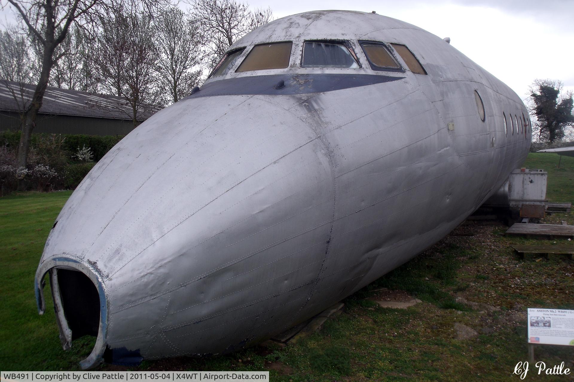 WB491, 1951 Avro 706 Ashton C/N 1396, On display at the Newark Air Museum, Winthorpe, Nottinghamshire. X4WT