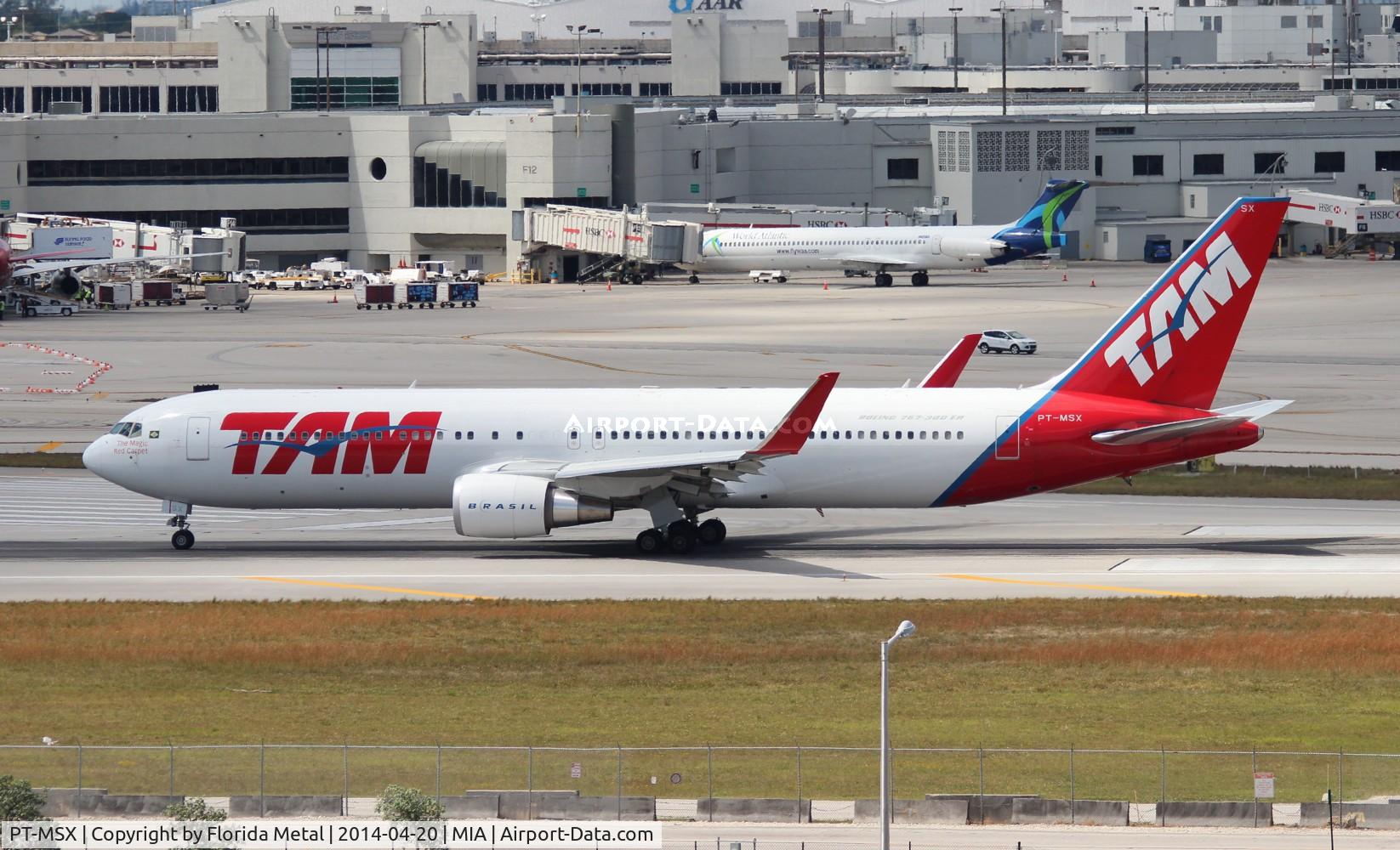 PT-MSX, 2012 Boeing 767-316/ER C/N 41993, TAM Brazil