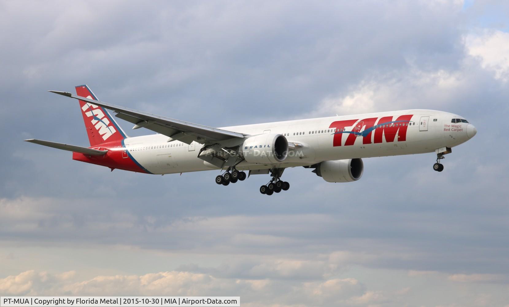 PT-MUA, 2008 Boeing 777-32W/ER C/N 37664, TAM Brazil