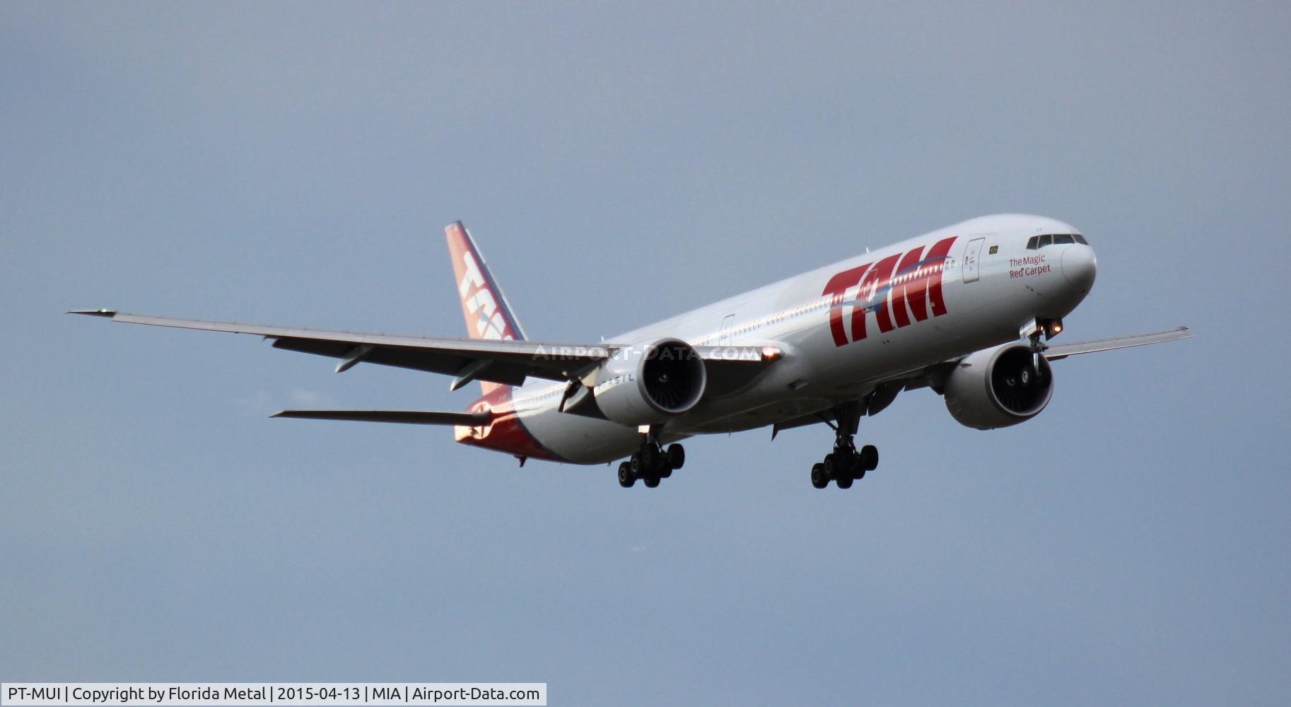 PT-MUI, 2013 Boeing 777-32W/ER C/N 40589, TAM Brazil