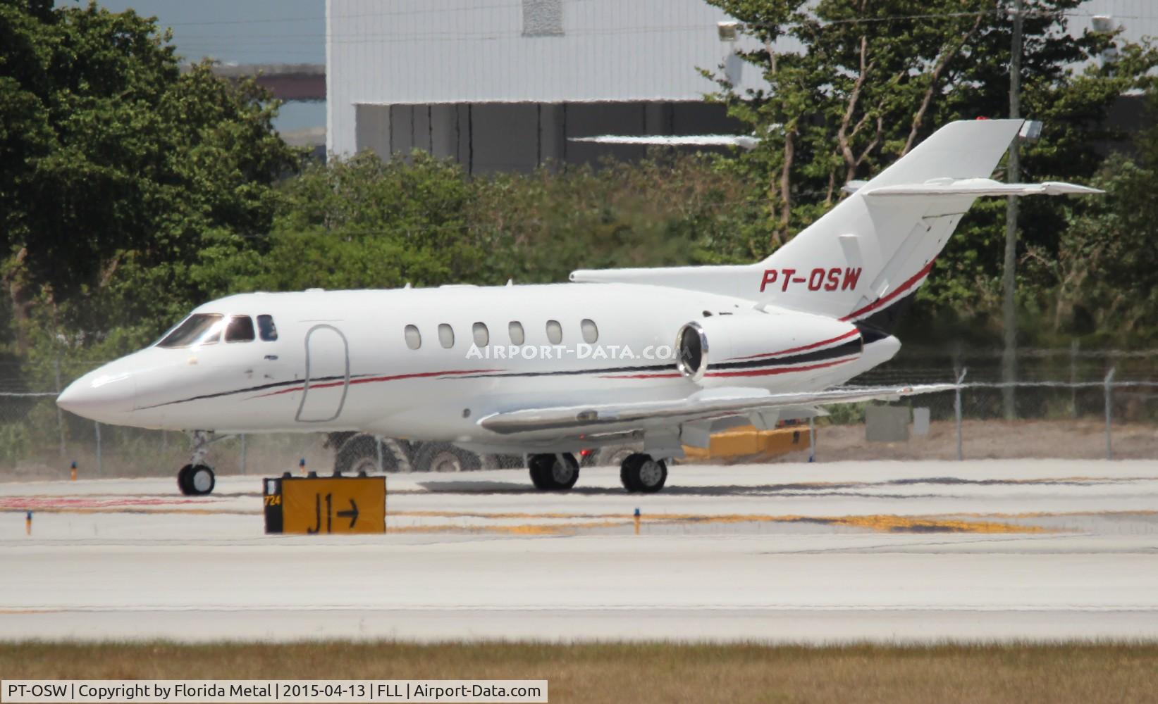 PT-OSW, 1990 British Aerospace BAe.125-800B C/N 258184, Hawker 800