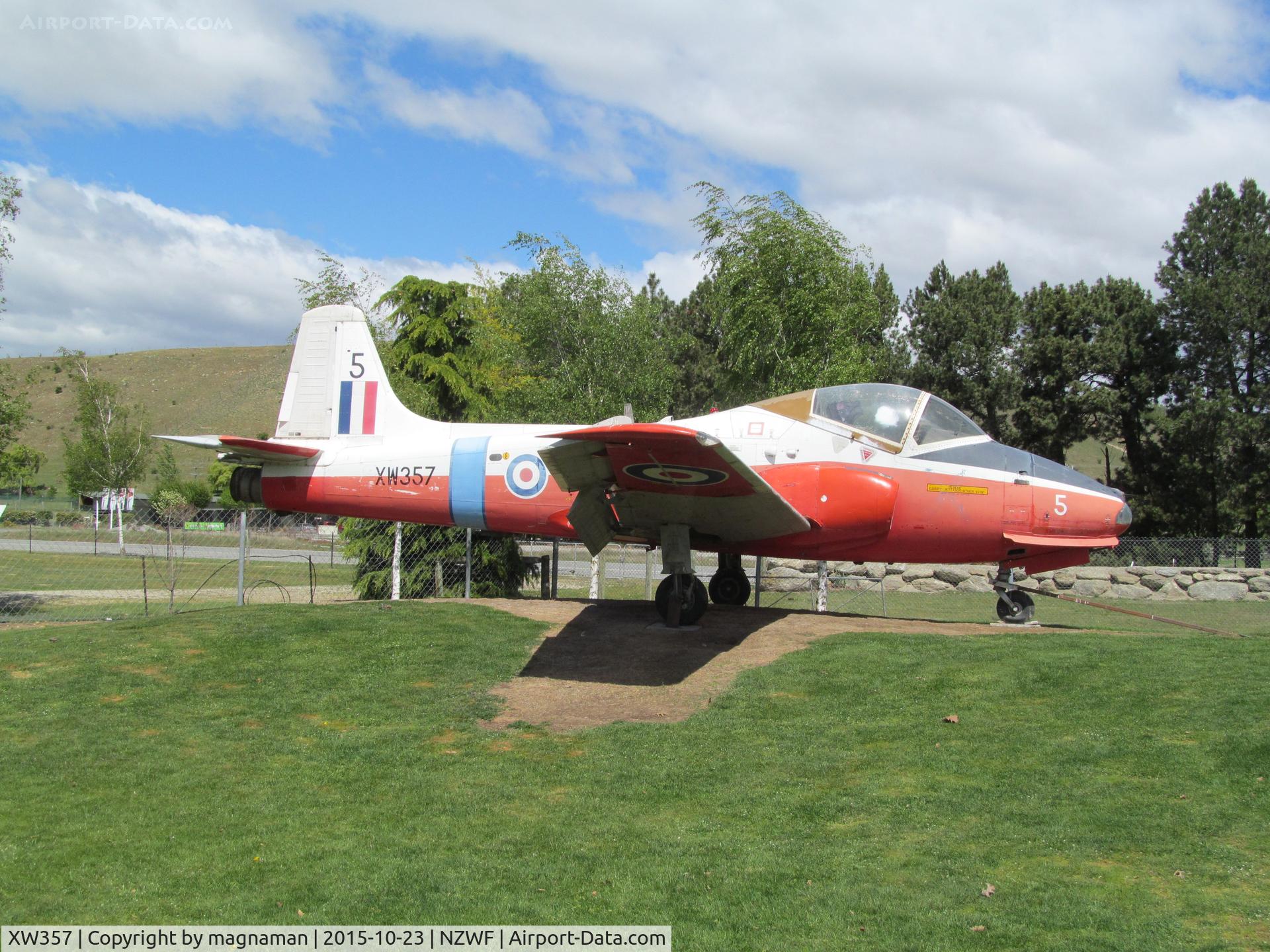 XW357, 1971 BAC 84 Jet Provost T.5A C/N EEP/JP/1007, at museum
