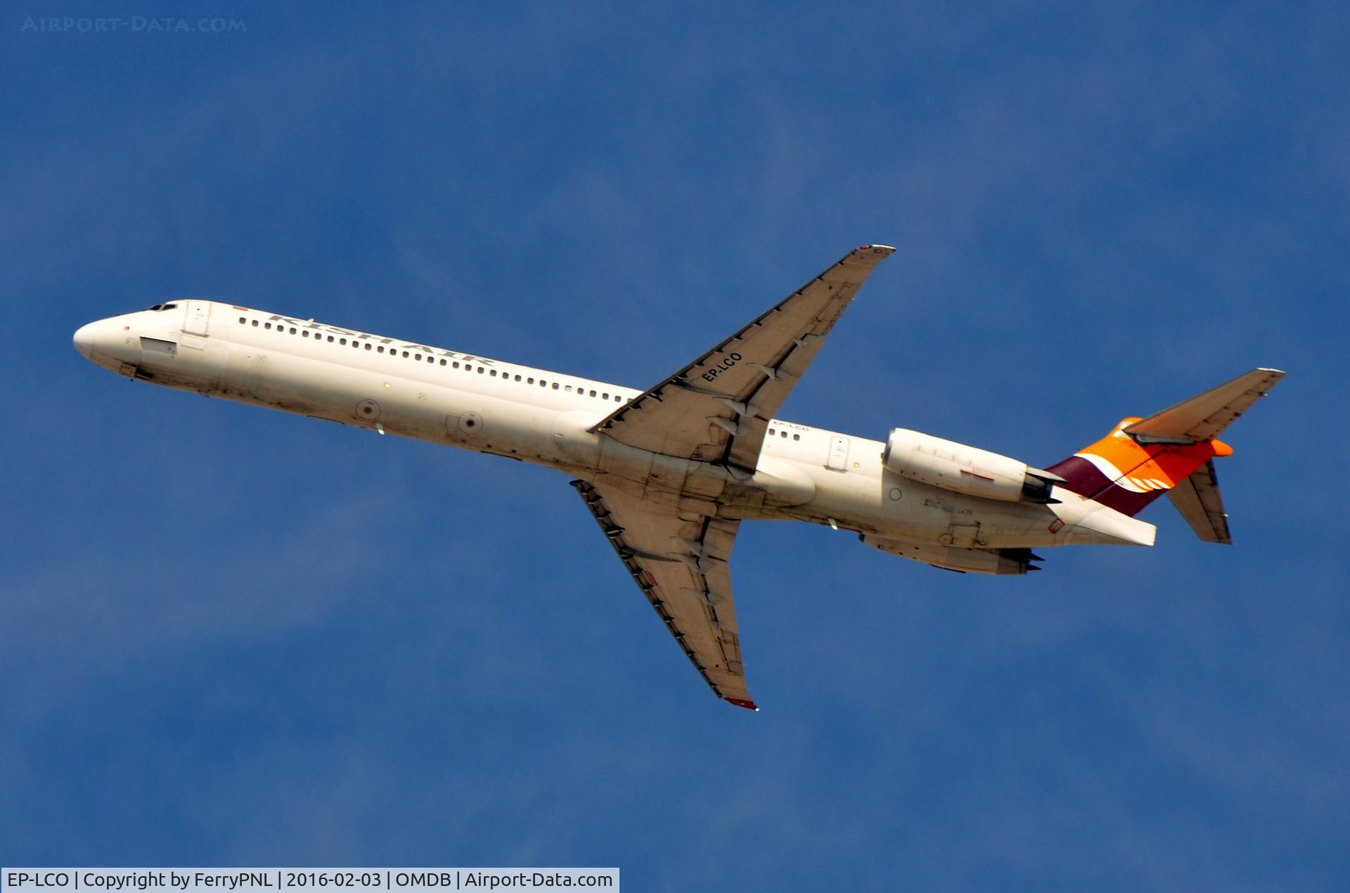 EP-LCO, 1991 McDonnell Douglas MD-83 (DC-9-83) C/N 53150, Kish Air MD83 taking-off.
