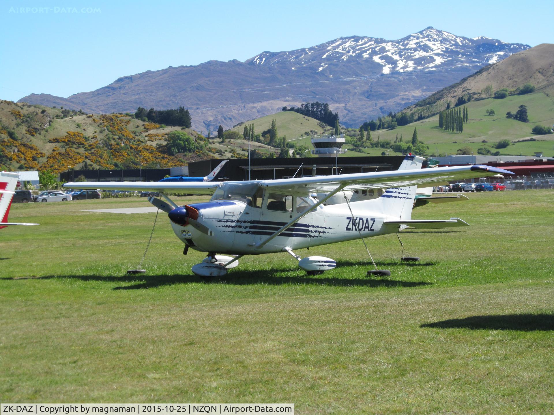 ZK-DAZ, Cessna 172L C/N 17259907, at home on grass