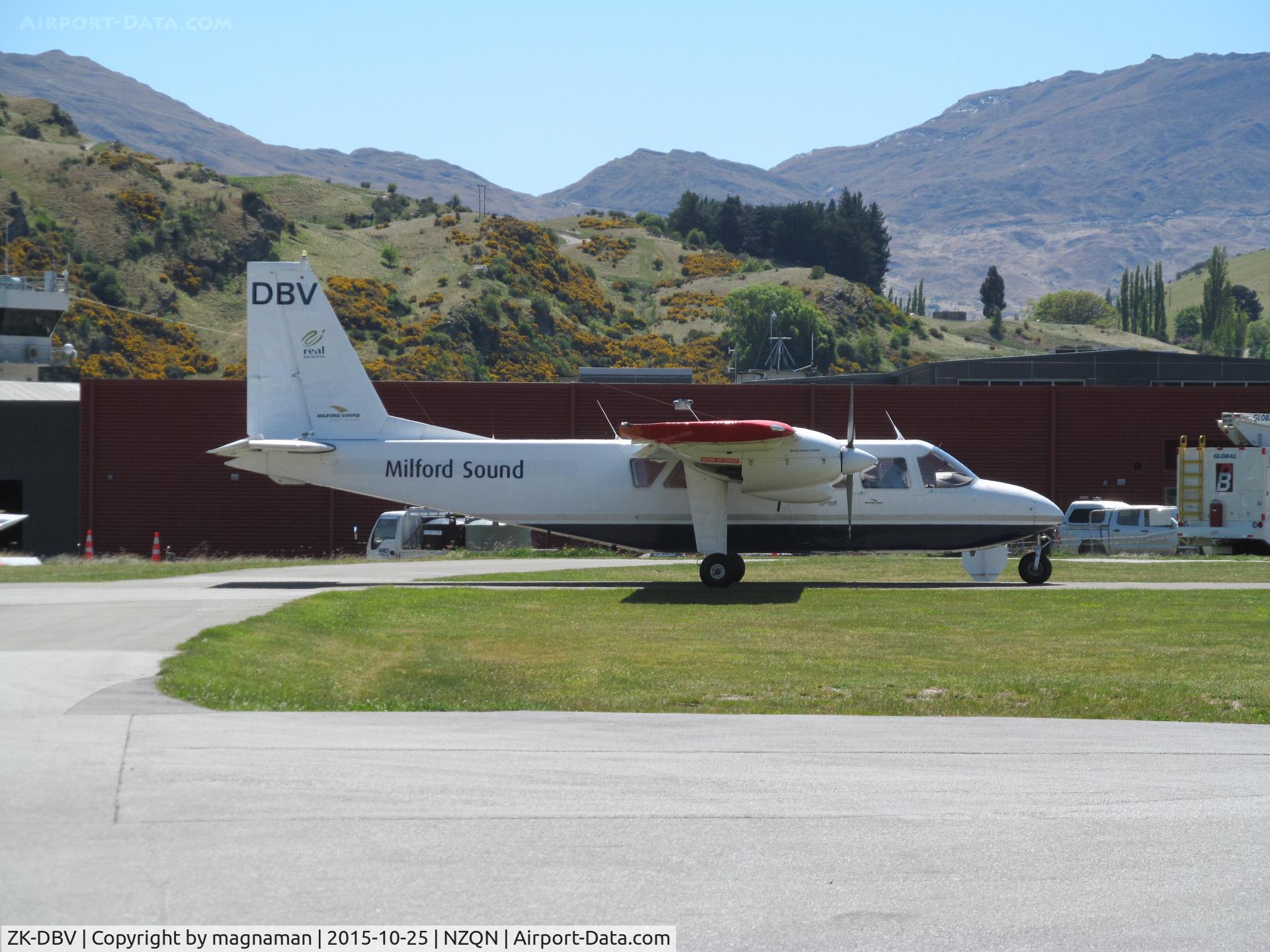 ZK-DBV, 1970 Britten-Norman BN-2A Islander C/N 164, another scenic flight