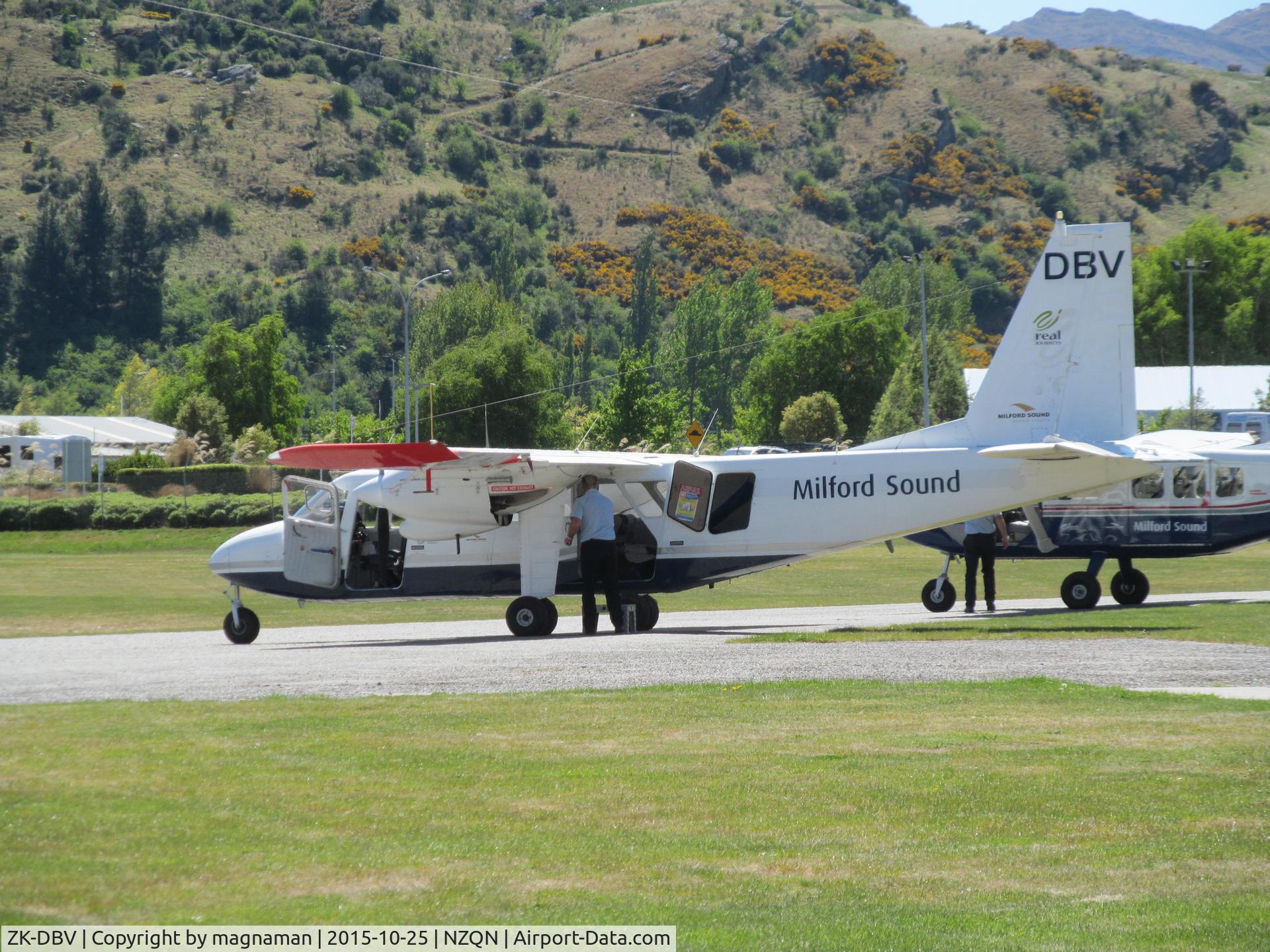 ZK-DBV, 1970 Britten-Norman BN-2A Islander C/N 164, loading up