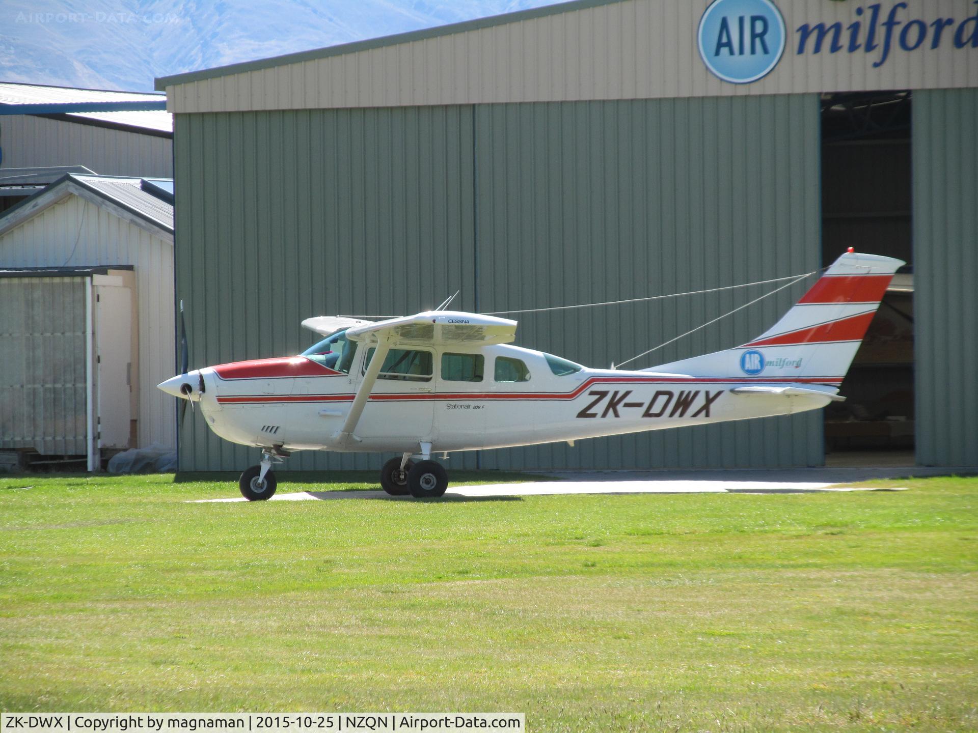 ZK-DWX, Cessna U206F Stationair C/N U20602641, based scenic flyer