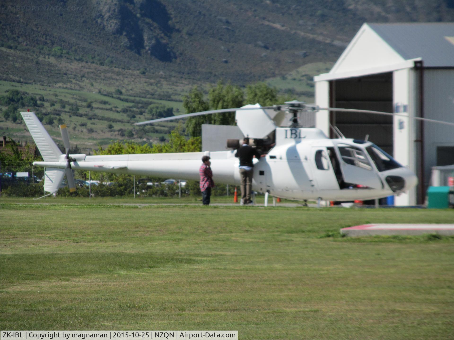 ZK-IBL, Aerospatiale AS-350B Ecureuil C/N 2075, very windy day so a bit blurred