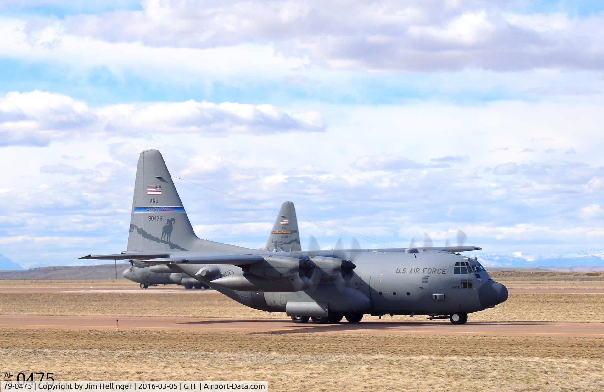 79-0475, 1979 Lockheed C-130H Hercules C/N 382-4855, 0475 flying with the 120th AW.