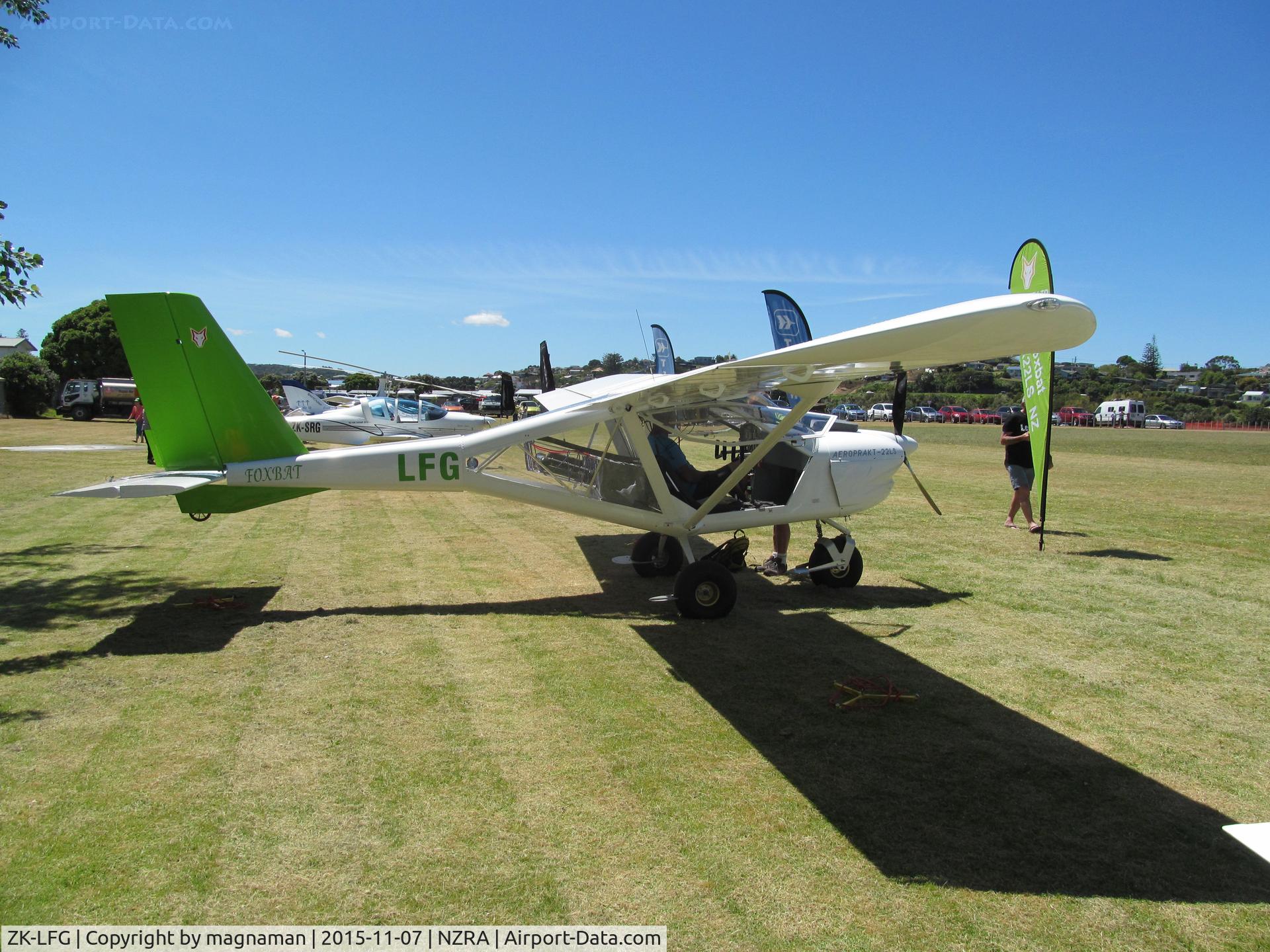 ZK-LFG, Aeroprakt A-22LS Foxbat C/N 227, at raglan