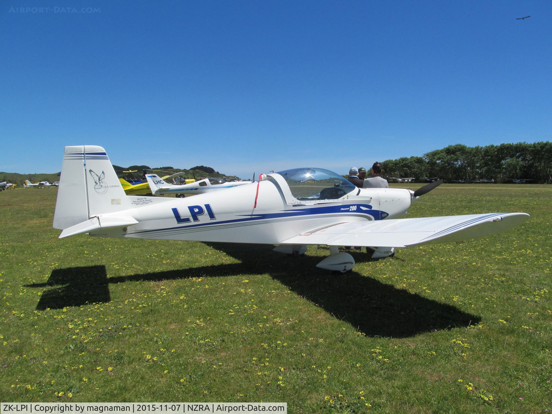ZK-LPI, Alpi Aviation Pioneer 200 C/N NZ2001, parked up