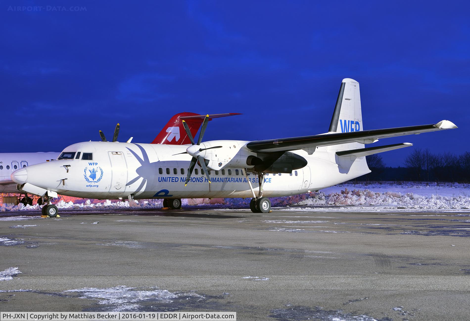 PH-JXN, 1991 Fokker 50 C/N 20239, PH-JXN