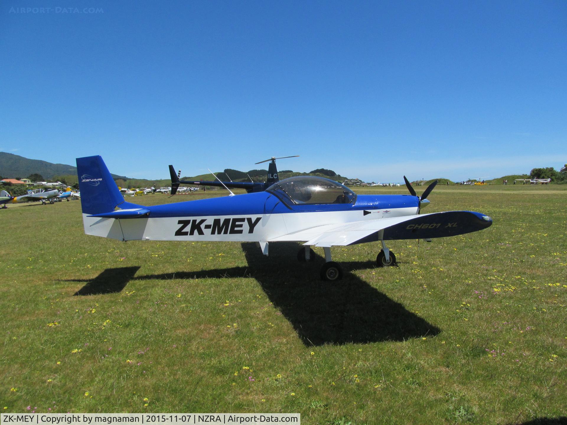 ZK-MEY, Zenith CH-601 XL Zodiac C/N 6-9749, at fly in raglan