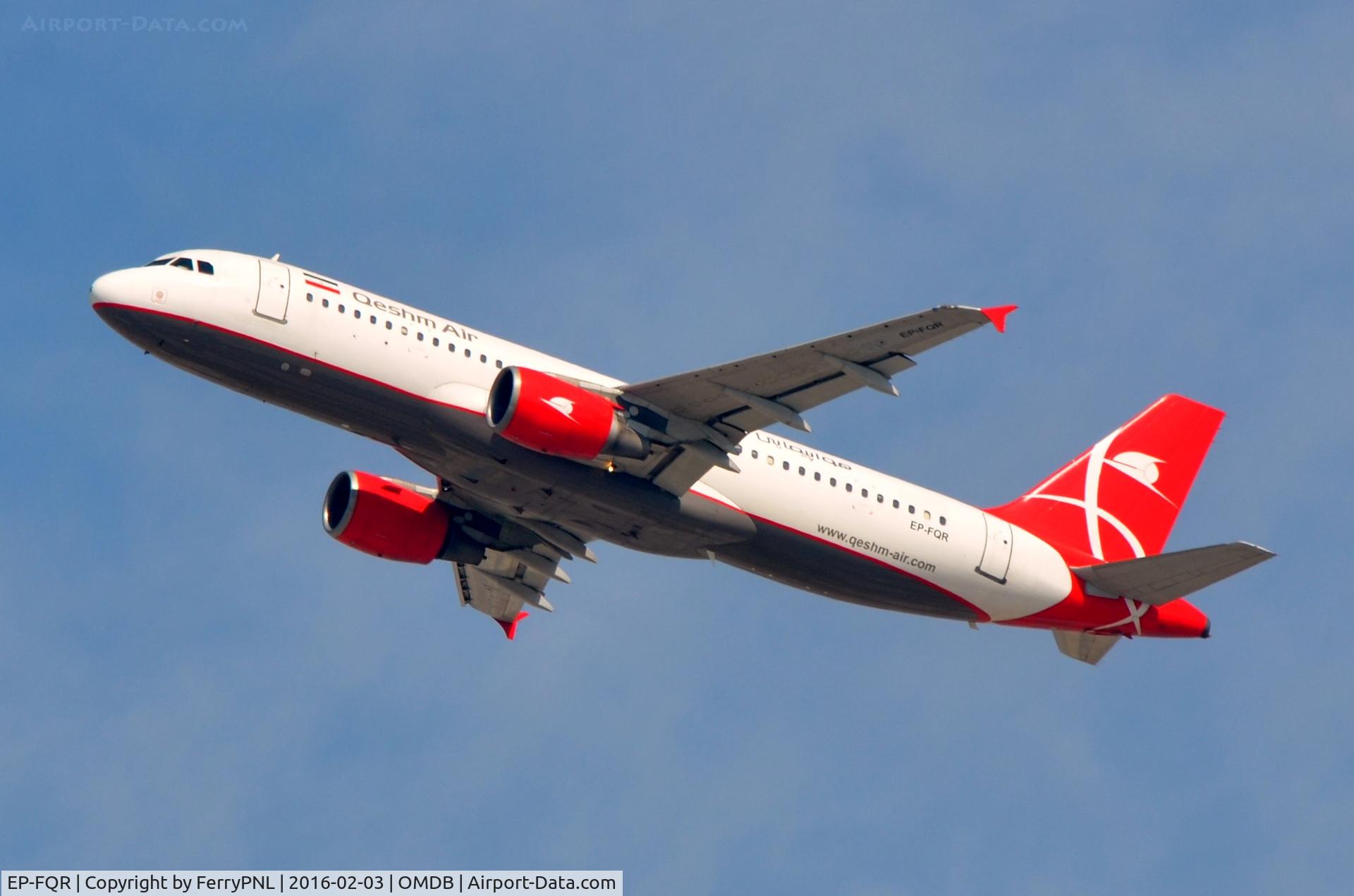 EP-FQR, 1996 Airbus A320-214 C/N 617, Qeshm Airways operates this ex Vietnam A320.