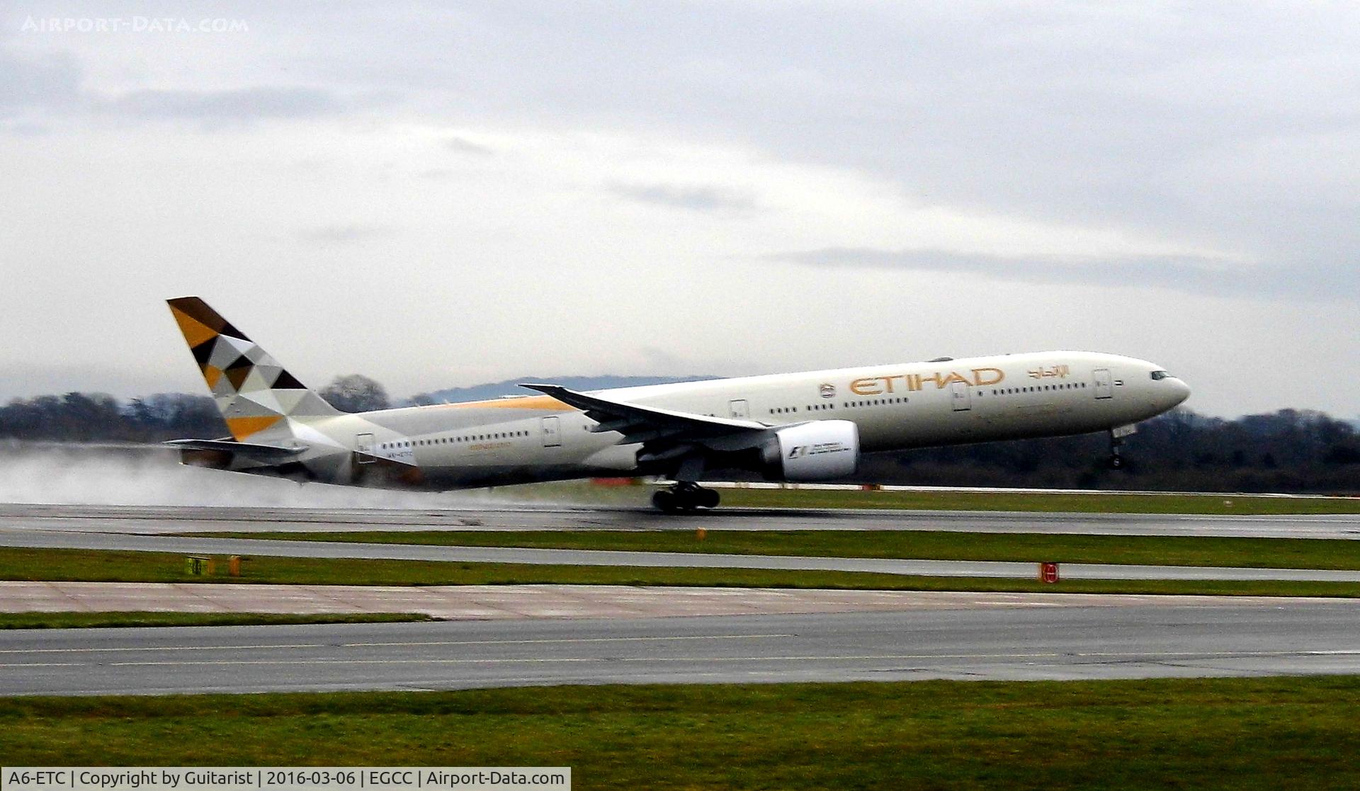 A6-ETC, 2005 Boeing 777-3FX/ER C/N 34599, At Manchester