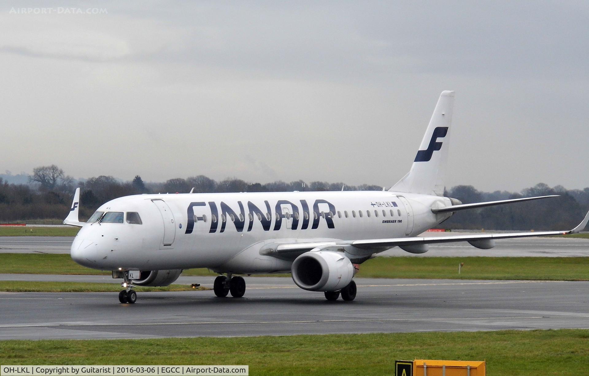 OH-LKL, 2007 Embraer 190LR (ERJ-190-100LR) C/N 19000153, At Manchester