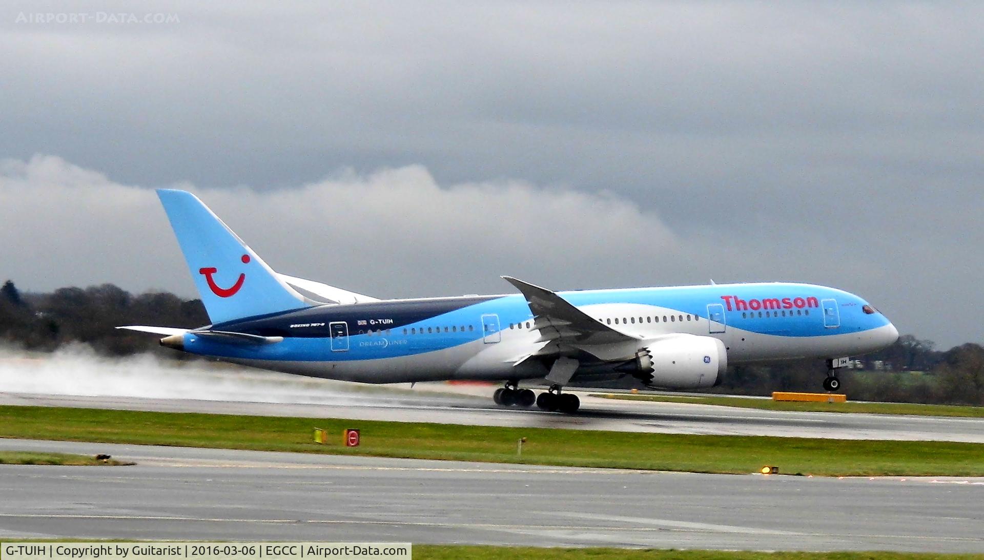 G-TUIH, 2015 Boeing 787-8 Dreamliner C/N 37229, At Manchester