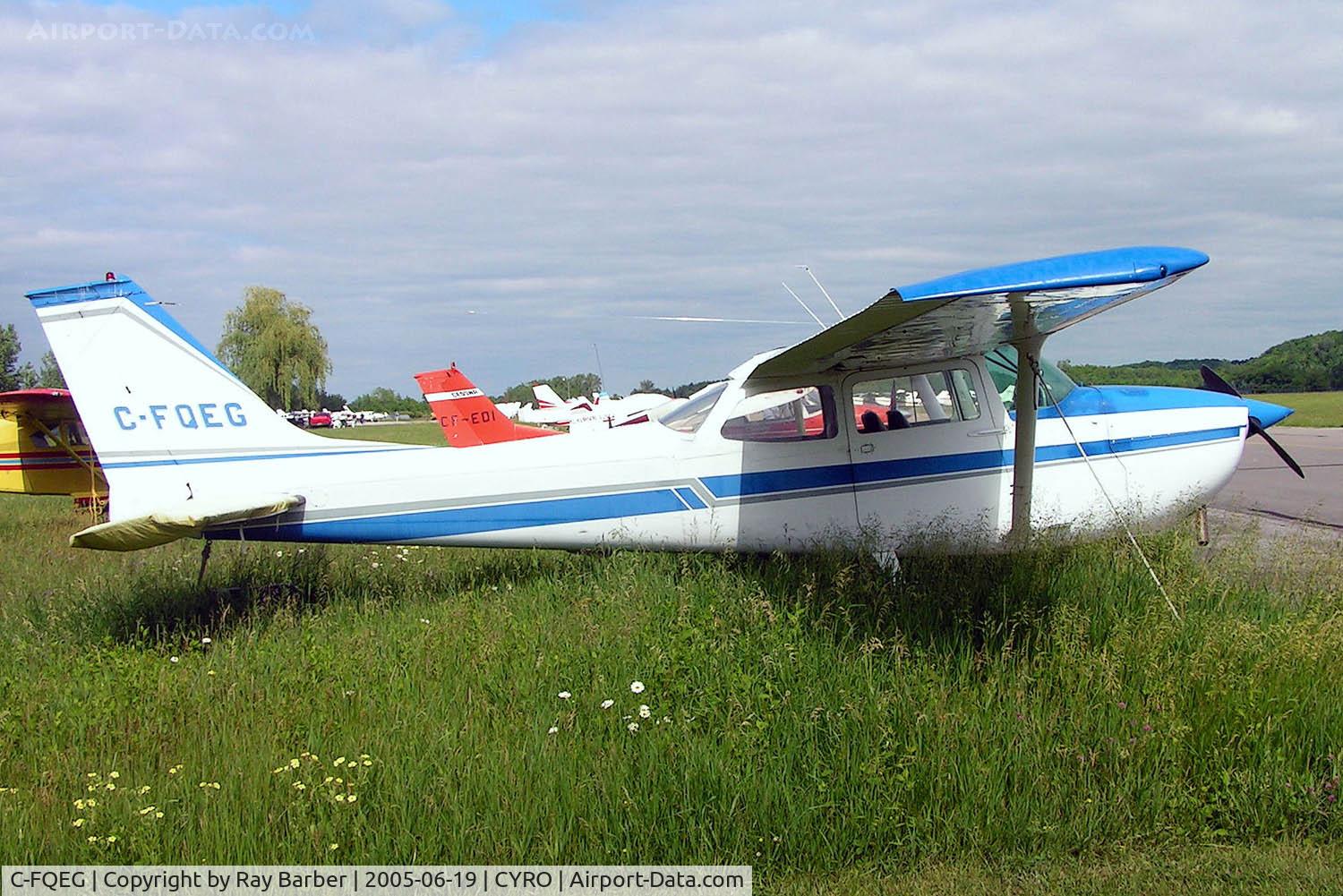 C-FQEG, 1969 Cessna 172K Skyhawk C/N 17258572, Cessna 172K Skyhawk [172-58572] Rockcliffe~C 19/06/2005