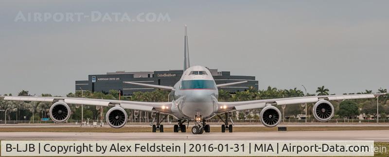 B-LJB, 2011 Boeing 747-867F/SCD C/N 39239, Miami