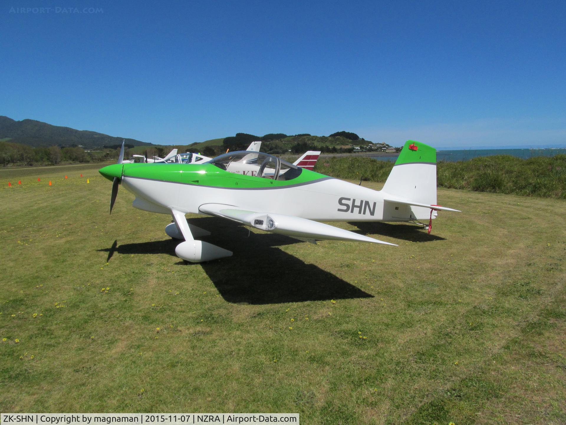 ZK-SHN, Vans RV-7 C/N 73115, nice green