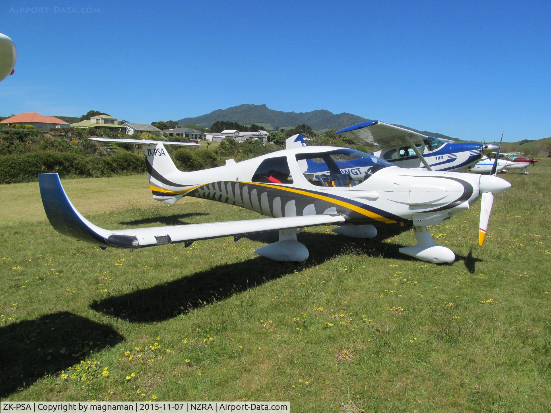 ZK-PSA, Dyn'Aero MCR-4 C/N 104, down from ardmore
