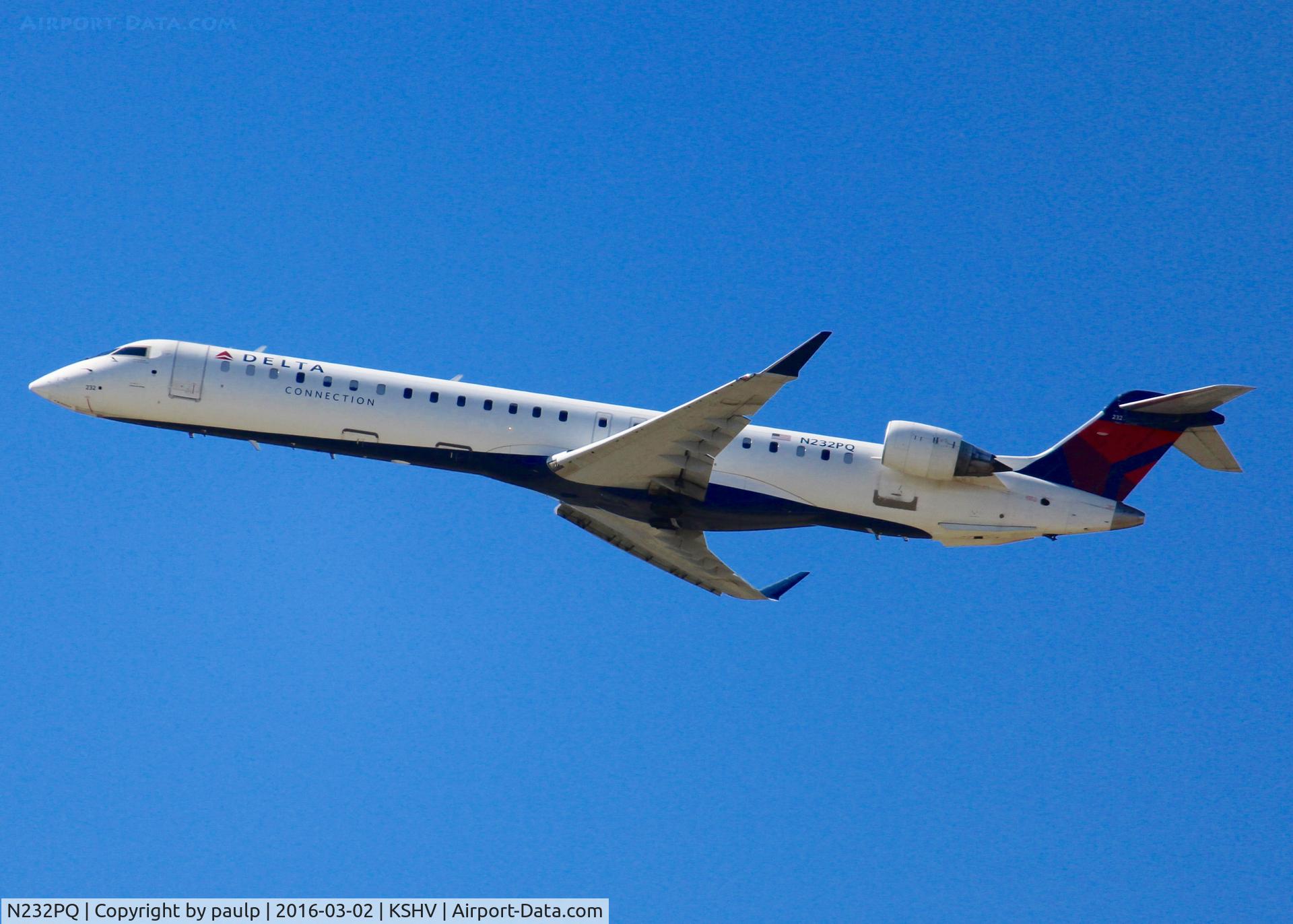 N232PQ, 2010 Bombardier CRJ-900ER (CL-600-2D24) C/N 15232, At Shreveport Regional.
