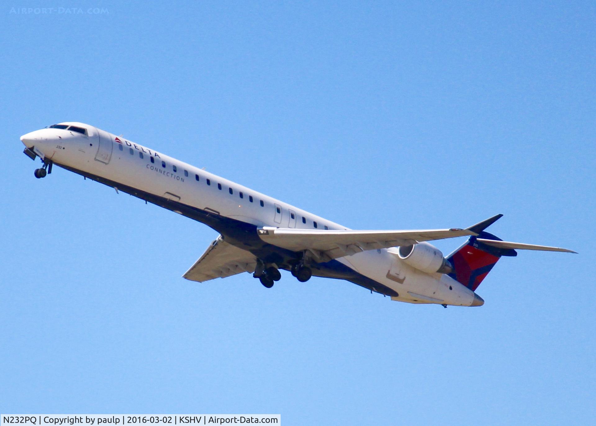 N232PQ, 2010 Bombardier CRJ-900ER (CL-600-2D24) C/N 15232, At Shreveport Regional.