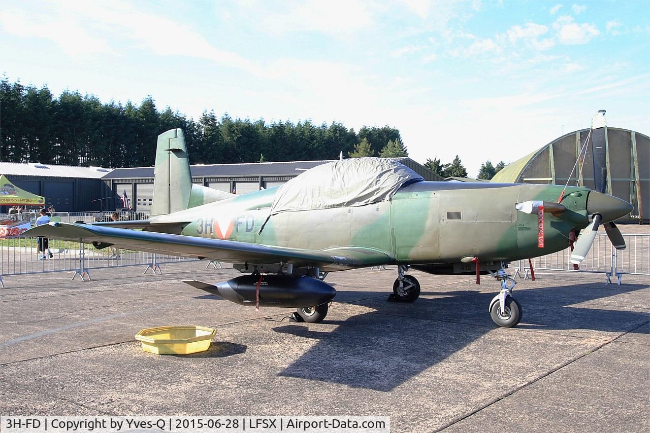 3H-FD, 1983 Pilatus PC-7 Turbo Trainer C/N 415, Austrian Air Force Pilatus PC-7 Turbo Trainer, Static display, Luxeuil-Saint Sauveur Air Base 116 (LFSX) Open day 2015