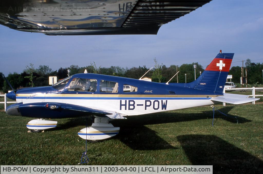 HB-POW, 1992 Piper PA-28-181 Archer II C/N 2890158, Parked on the grass...