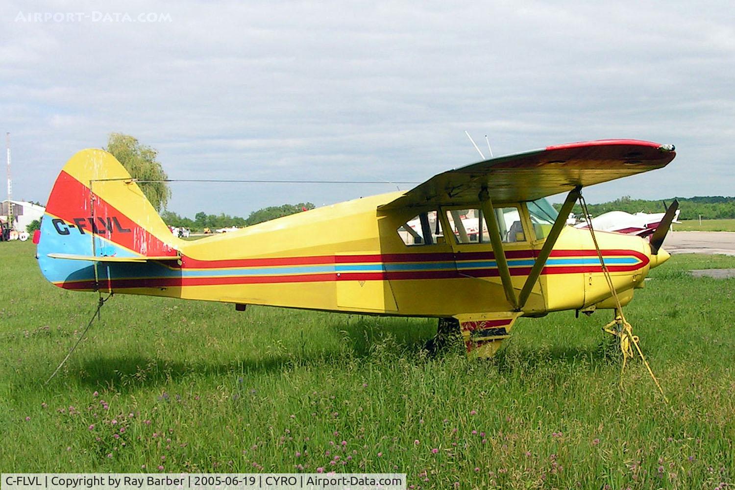 C-FLVL, 1960 Piper PA-22S-150 C/N 22-7166, Piper PA-22-150 Tri-Pacer [22-7166] Rockcliffe~C 19/06/2005
