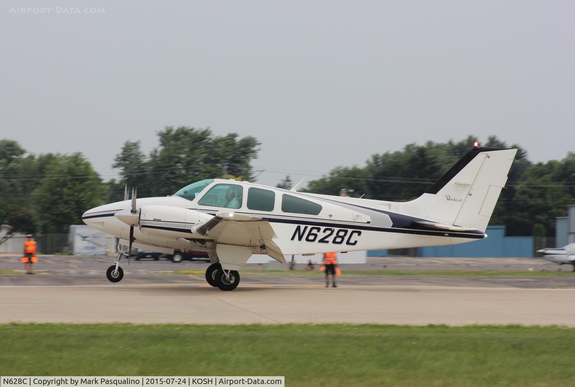 N628C, 1977 Beech 95-B55 (T42A) Baron C/N TC-2052, Beech B55
