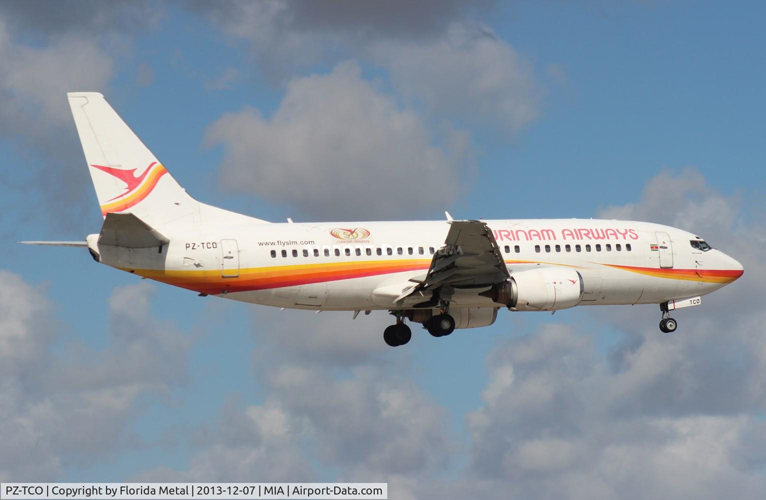 PZ-TCO, 1997 Boeing 737-36N C/N 28669, Suriname Airways