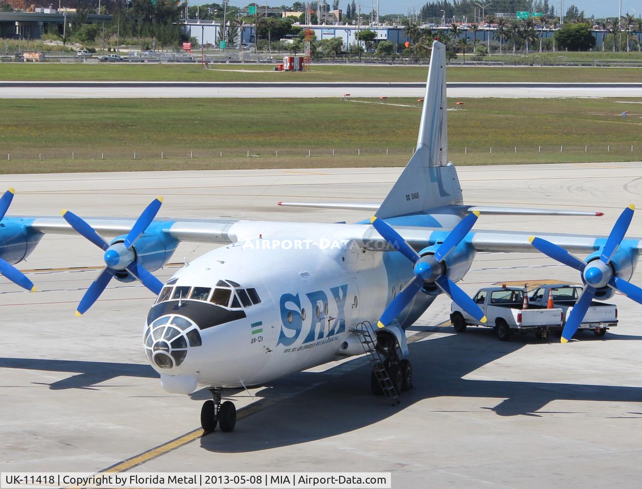 UK-11418, 1964 Antonov An-12B C/N 402504, Avia Leasing