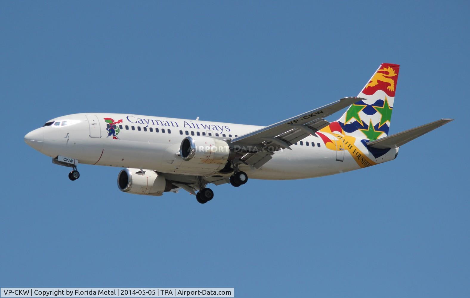 VP-CKW, 1996 Boeing 737-36E C/N 26322, Caymen