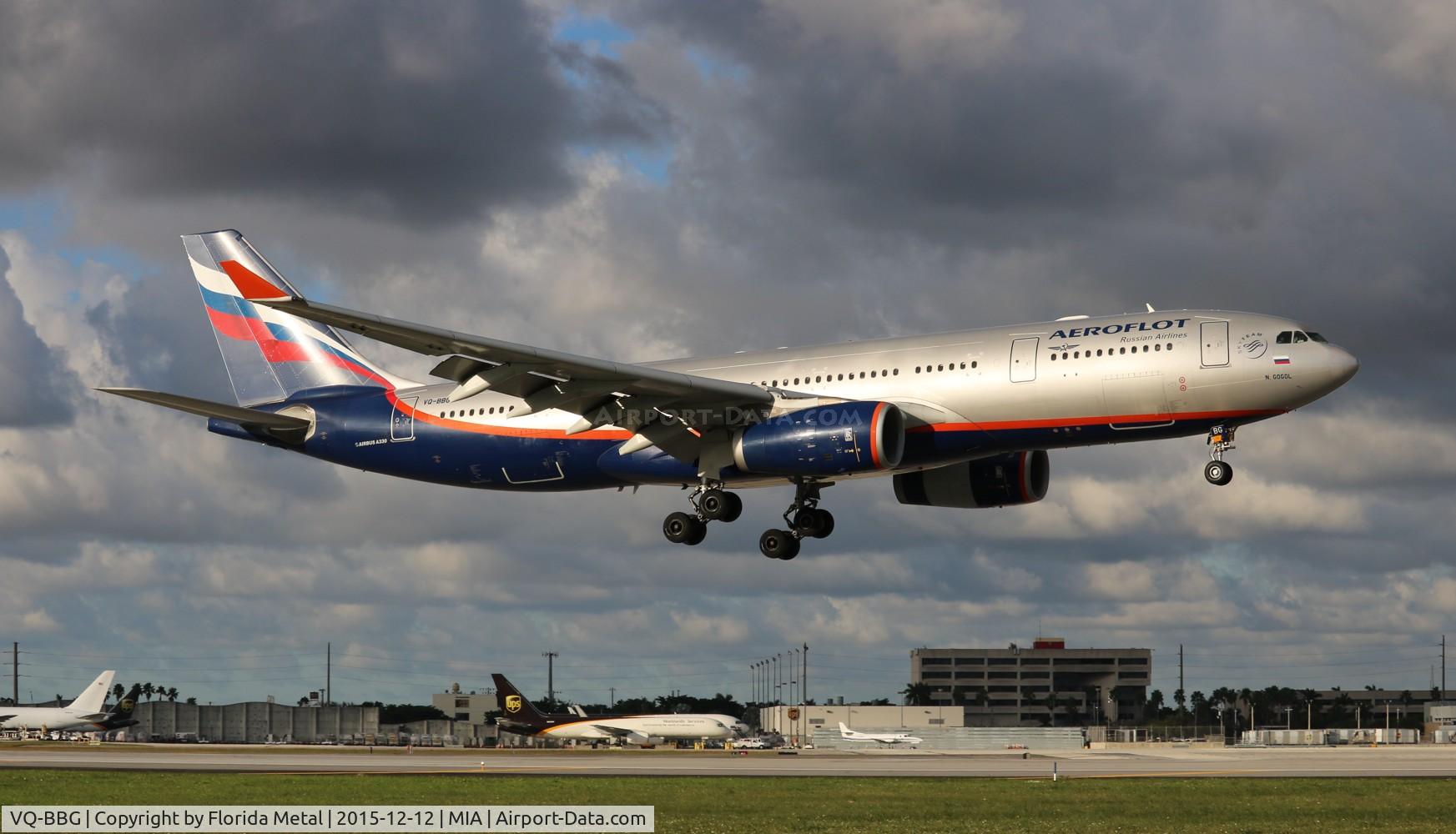 VQ-BBG, 2009 Airbus A330-243 C/N 1047, Aeroflot